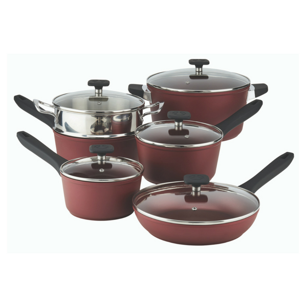 Serray Classic 11-Piece Forged Aluminum Nonstick Cookware Set