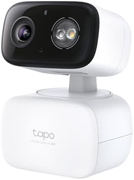 Tapo 2K Pan/Tilt Security Camera for Baby Monitor, Dog Camera w/Motion Detection, 2-Way Audio Siren, Night Vision, Cloud&SD Card Storage, Works w/Alexa & Google Assistant, 2-Pack (Tapo C210P2)|B09Y8C185M