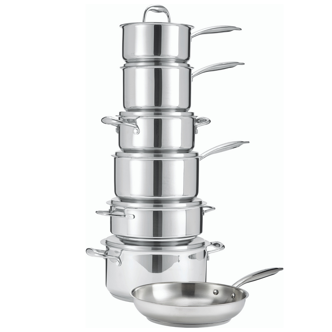 Serray Signature 13-Piece 3-Ply Stainless Steel Cookware Set