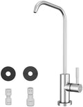 WEWE High-Arc Pull-Down Kitchen Faucet, Brushed Nickel, 3-Mode Sprayer | Soft Silicone Nozzles, Easy to Rub Clean, 360° Swivel, 20-Inch Pull-Down Reach, SUS 304, 1- or 3-Hole Fit, Ceramic Cartridge|B01H3OMH7Y