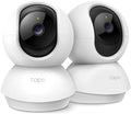 Tapo 2K Pan/Tilt Security Camera for Baby Monitor, Dog Camera w/Motion Detection, 2-Way Audio Siren, Night Vision, Cloud&SD Card Storage, Works w/Alexa & Google Assistant, 2-Pack (Tapo C210P2)|B09Y8C185M
