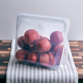 Stasher Premium Reusable Silicone Bag, Stand-Up Mega, Clear, 104 oz | Food-Safe Silicone, Reusable Freezer Bags, Microwave, Dishwasher, Pantry, Meal Prep, Food Storage Bag, Eco-Friendly|B08M3RBD2Y