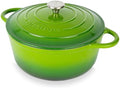 Nuovva Enamelled Cast Iron Dutch Oven Pot with Lid-6.4 Quart Non Stick Casserole Pot-Heavy Duty & Oven Safe up to 500° F for Bread Baking, Braising, Stews, Roasting - 28cm Dark Blue|B0CHWJG1M1