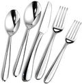Silverware Set for 12,60 Piece Stainless Steel Flatware Utensil Cutlery Set | Heavy Duty Steak Knife Fork and Spoon, Dishwasher Safe, Gift Package for Wedding Housewarming|B0C8M4QP43
