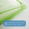Stasher Premium Reusable Silicone Bag, Stand-Up Mega, Clear, 104 oz | Food-Safe Silicone, Reusable Freezer Bags, Microwave, Dishwasher, Pantry, Meal Prep, Food Storage Bag, Eco-Friendly|B08M3RBD2Y