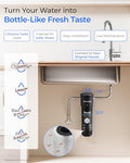Waterdrop 10UA Under Sink Water Filter System, NSF/ANSI 42 Certified 1 Year | Reduces PFAS, PFOA/PFOS, Lead, Chlorine, Bad Taste & Odor, Under Counter Water Filter Connects Directly to Your Faucet|B083NPW1DN
