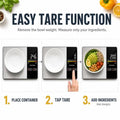 Smart Nutrition Food Scale with App - 1g Precision Digital Kitchen Scale, Tracks Calories & 24 Nutrients, Macros, Fat & Protein for Keto, Fitness & Meal Prep, 11lb/5kg with Tare Function|B0FHKBKWTM