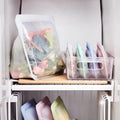 Stasher Premium Reusable Silicone Bag, Stand-Up Mega, Clear, 104 oz | Food-Safe Silicone, Reusable Freezer Bags, Microwave, Dishwasher, Pantry, Meal Prep, Food Storage Bag, Eco-Friendly|B08M3RBD2Y