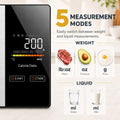 Smart Nutrition Food Scale with App - 1g Precision Digital Kitchen Scale, Tracks Calories & 24 Nutrients, Macros, Fat & Protein for Keto, Fitness & Meal Prep, 11lb/5kg with Tare Function|B0FHKBKWTM