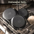 Astercook 21 Pcs Pots and Pans Set Non Stick, Ceramic Cookware Set Detachable Handle, RV Kitchen Cooking Set Removable Handles, Oven Safe, Induction Ready, Stackable, Black, Fathers Day Gift for Men|B0F2937DQQ