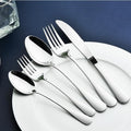 Silverware Set for 12,60 Piece Stainless Steel Flatware Utensil Cutlery Set | Heavy Duty Steak Knife Fork and Spoon, Dishwasher Safe, Gift Package for Wedding Housewarming|B0C8M4QP43