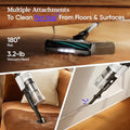 Levoit Cordless Vacuum Cleaner, Anti-Tangle for Pet Hair, Up to 50 Minutes | Powerful Suction, Lightweight, Rechargeable, Versatile for Carpets & Hard Floors, 180° Lay-Flat Design, LVAC-200|B0CB6B2JWG