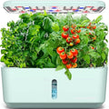Indoor Garden Hydroponics Growing System: 10 Pods Kit with LED | Plant Germination Kit Herb Vegetable Growth Lamp Countertop, Hydroponic Planter Grower Harvest Lettuce for Healthy Home Cooks|B0B6BB4TVC