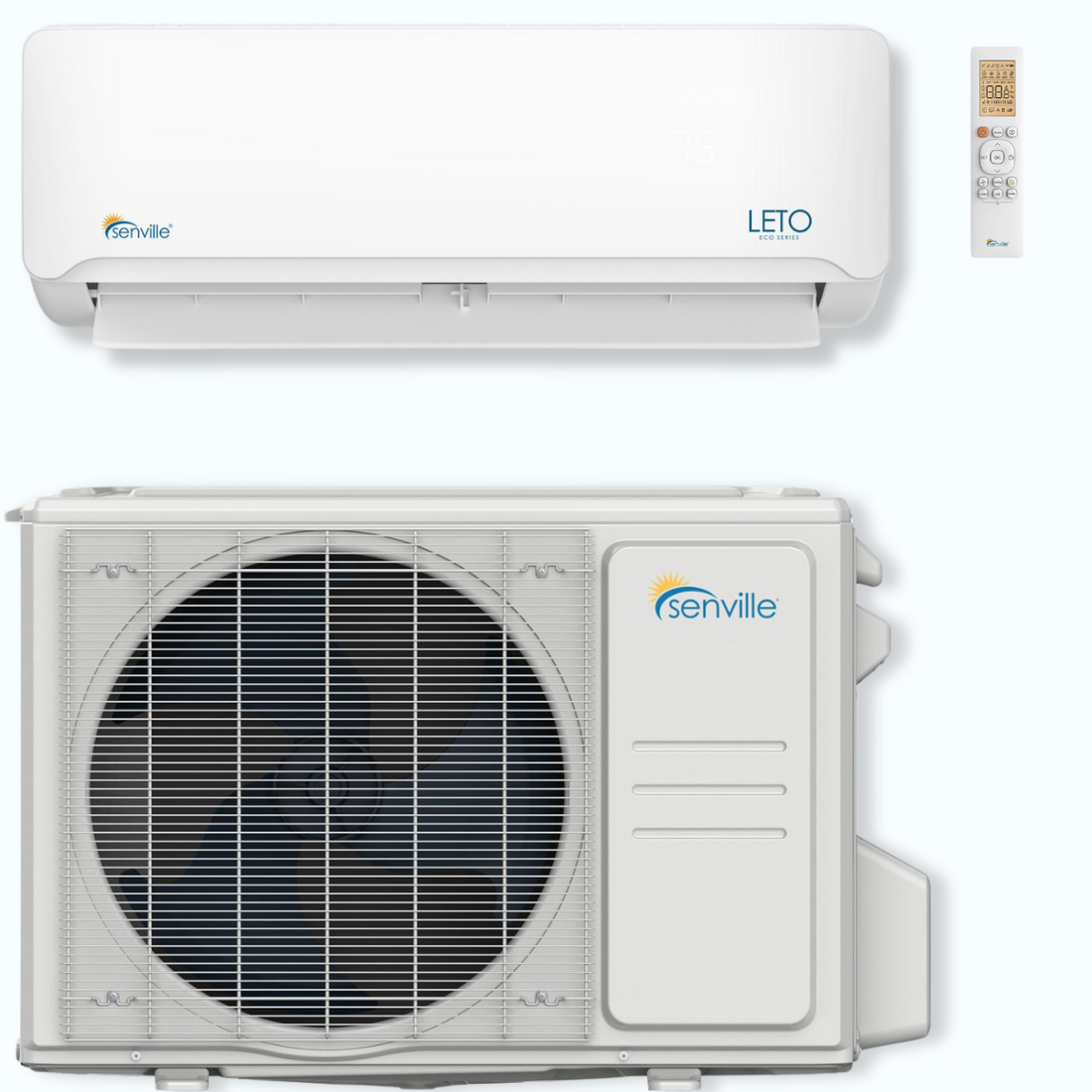 Senville LETO 12,000 BTU Single Zone Ductless Mini Split - 115V - 21.2 SEER2, SENL-12CD